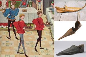 История обуви Туфли с загнутыми носами название